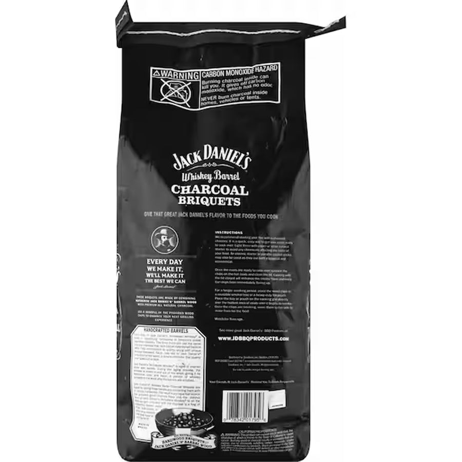 Jack Daniel’s BBQ Whiskey Barrel Charcoal Brisquets - Centro Internazionale del Barbecue