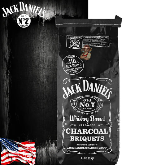 Jack Daniel’s BBQ Whiskey Barrel Charcoal Brisquets - Centro Internazionale del Barbecue