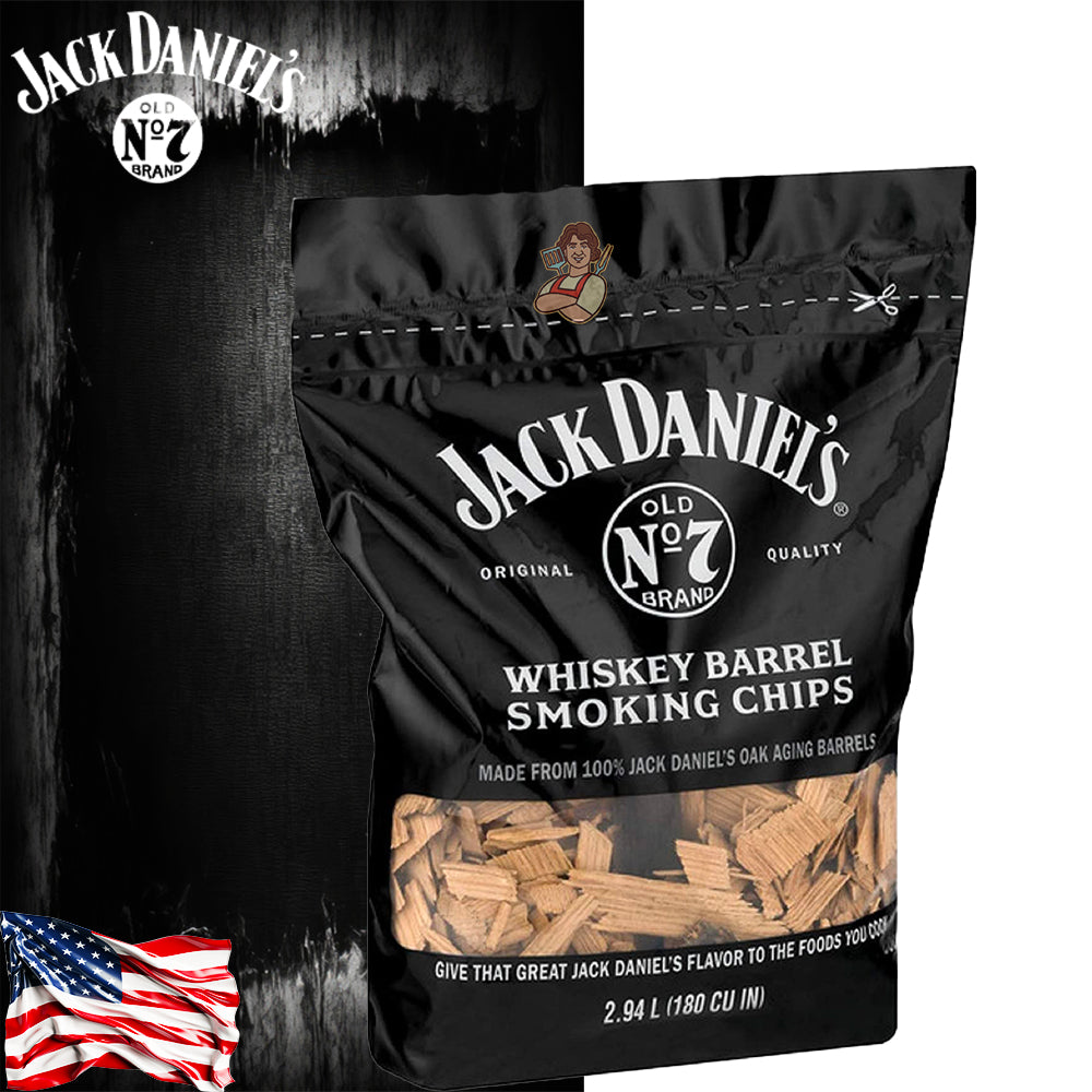 Jack Daniel’s BBQ Whiskey Barrel Wod Smokey Chips - Centro Internazionale del Barbecue