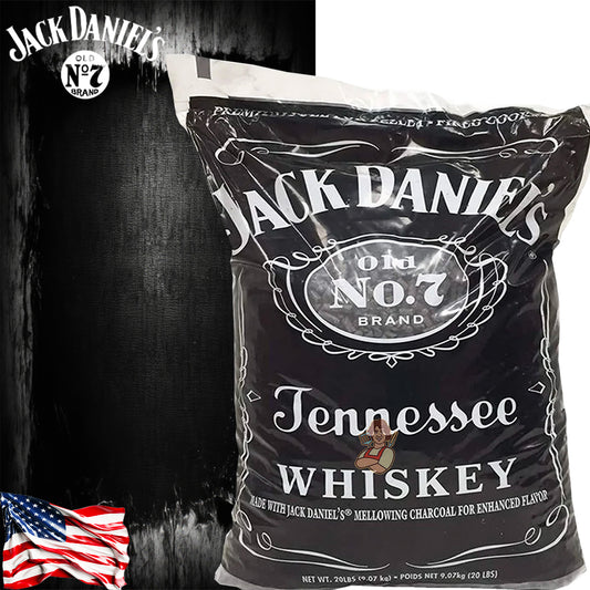 Jack Daniel’s BBQ Whiskey Barrel Pellets Sacco da 9,7 kg - Centro Internazionale del Barbecue