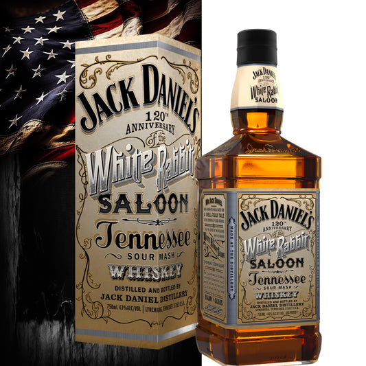 Jack Daniels Whisky White Rabbit Saloon Whiskey limited Edition Box - Centro Internazionale del Barbecue