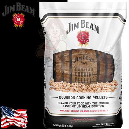 Jim Beam Pellet Kg.9,07 - Centro Internazionale del Barbecue