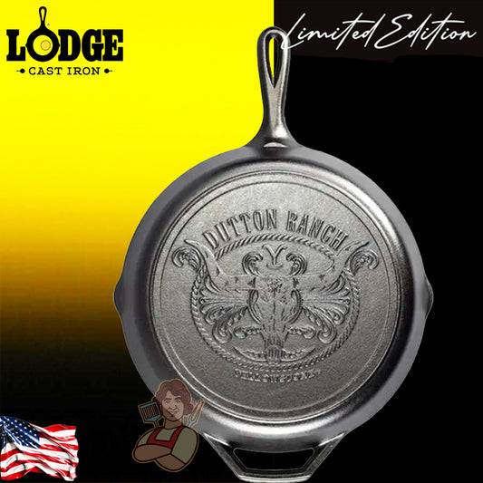 Lodge Padella Ø 30,48 cm. logo Yellowstone Dutton Ranch - Centro Internazionale del Barbecue