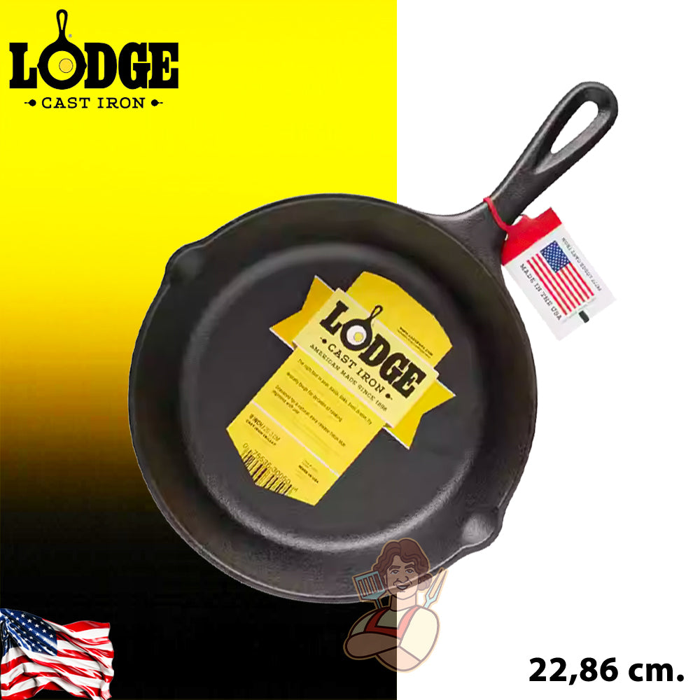LodGe Padella un manico in Ghisa da 22,86 cm - Centro Internazionale del Barbecue