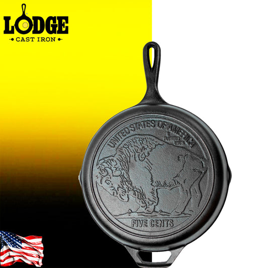 Lodge Padella Ø 26,04 cm. Logo Bisonte