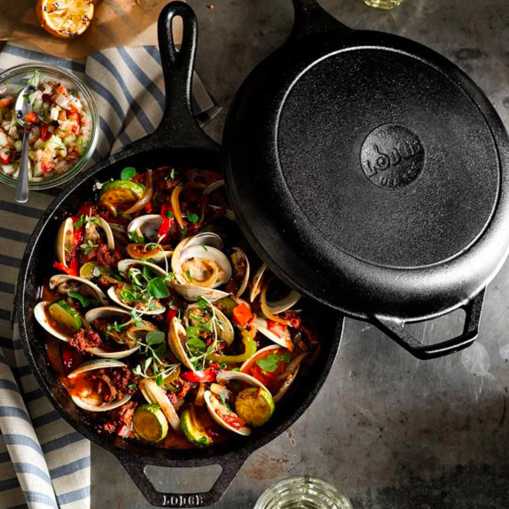 LodGe Padella Combo Cooker Intercambiabile - Centro Internazionale del Barbecue