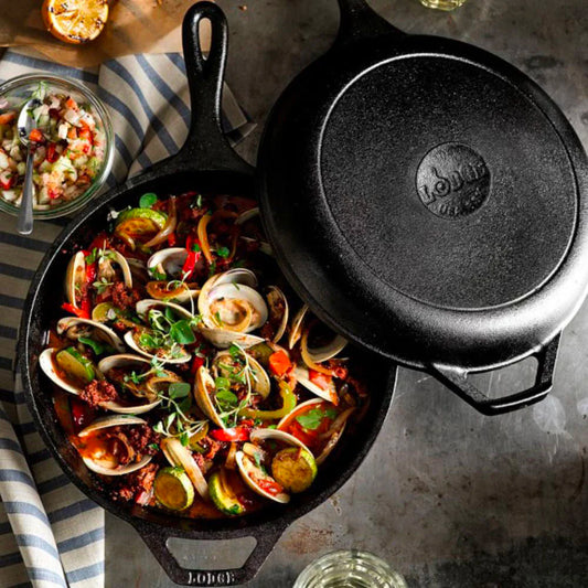 LodGe Padella Combo Cooker Intercambiabile - Centro Internazionale del Barbecue