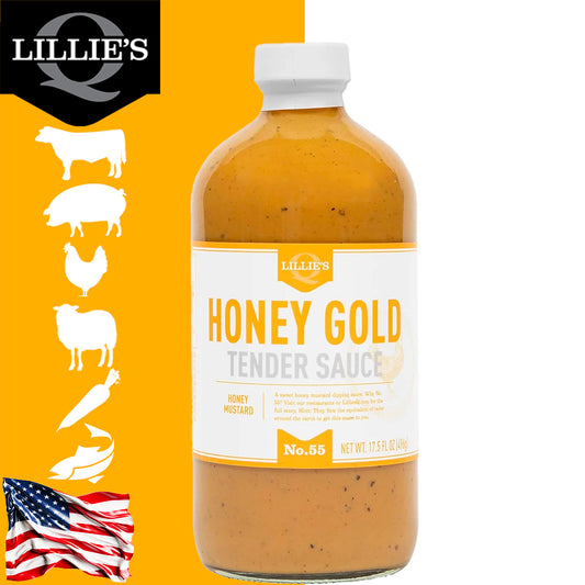 Lillie's Q Honey Gold Tender sauce 567gr - Centro Internazionale del Barbecue