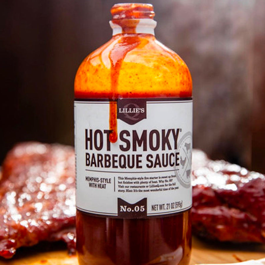 Lillie's Q Hot Smoky barbecue sauce 567gr - Centro Internazionale del Barbecue