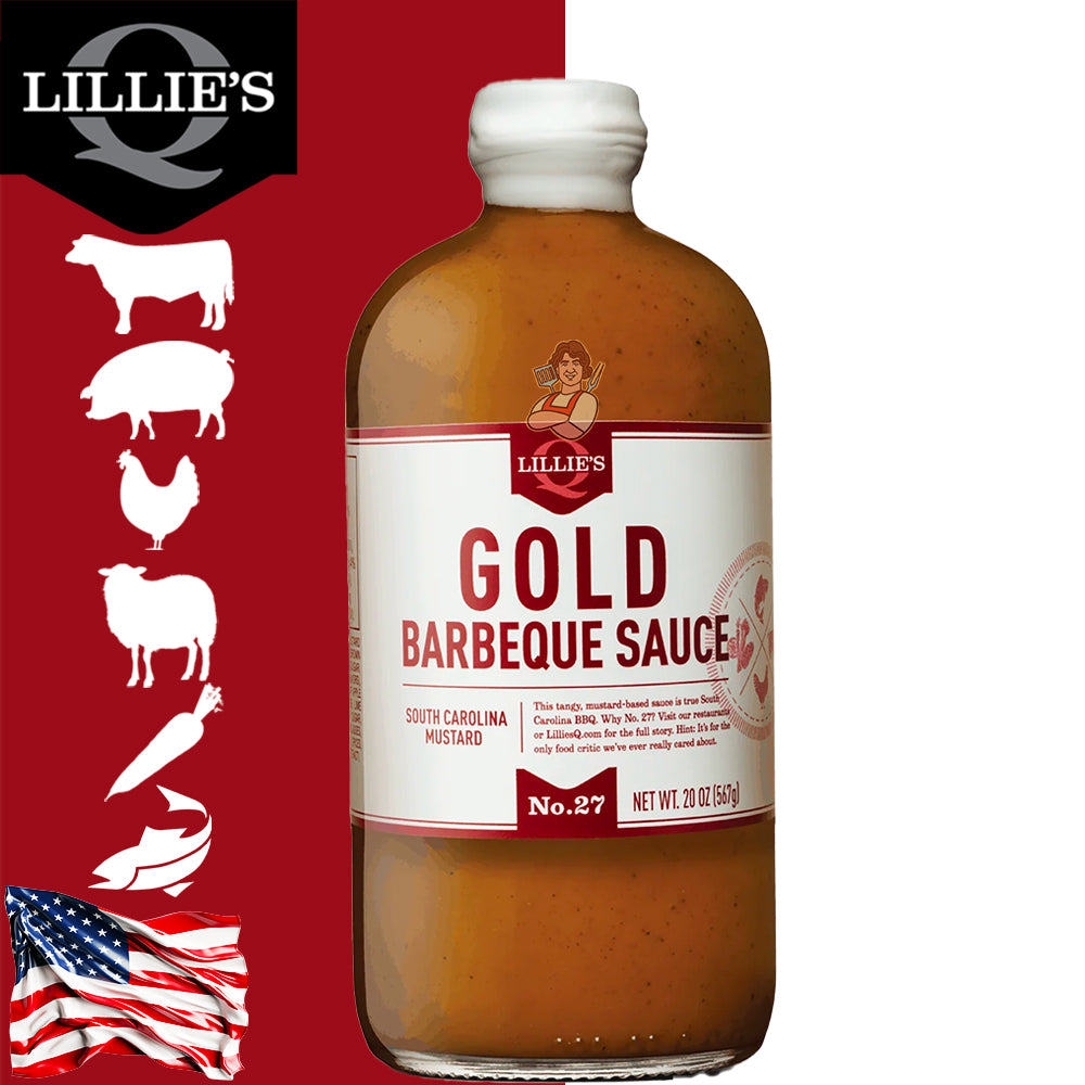 Lillie's Q Gold barbecue sauce 567gr - Centro Internazionale del Barbecue