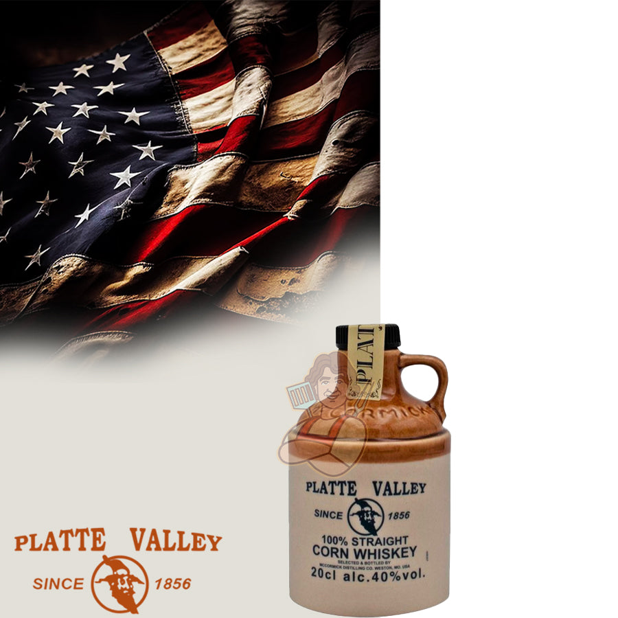 Platte Valley Corn Whisky 200 ml - Centro Internazionale del Barbecue