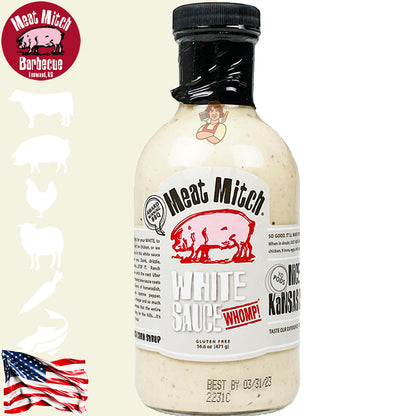 Meat Mitch Salsa BBQ White Sauce Womp - Centro Internazionale del Barbecue