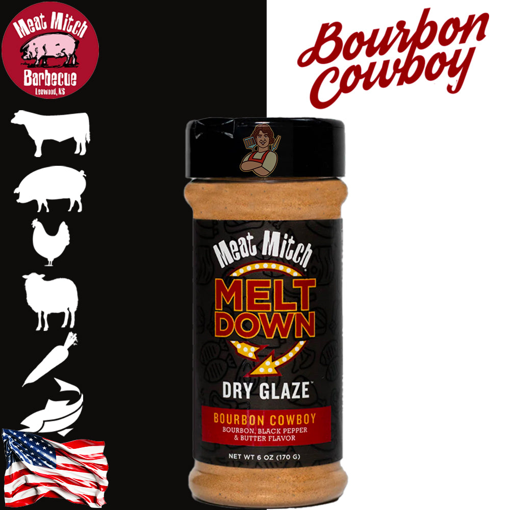 Meat Mitch Meltdown: Bourbon Cowboy Dry Glaze - Centro Internazionale del Barbecue