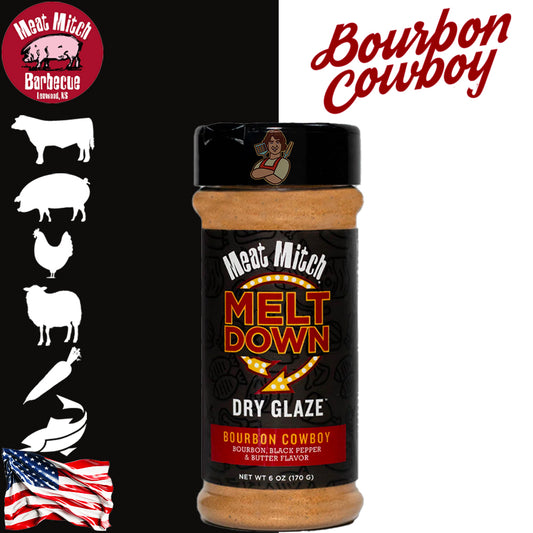 Meat Mitch Meltdown: Bourbon Cowboy Dry Glaze - Centro Internazionale del Barbecue