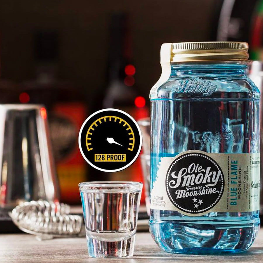 Ole Smoky Tennessee Moonshine Fiamma Blu 700ml - Centro Internazionale del Barbecue