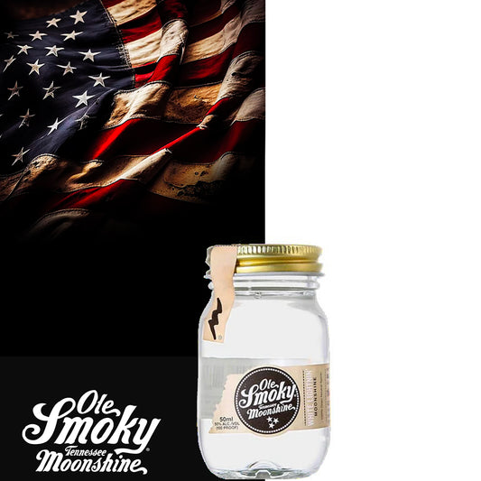 Ole Smoky Moonshine Tennessee White Lightnin 50ml - Centro Internazionale del Barbecue