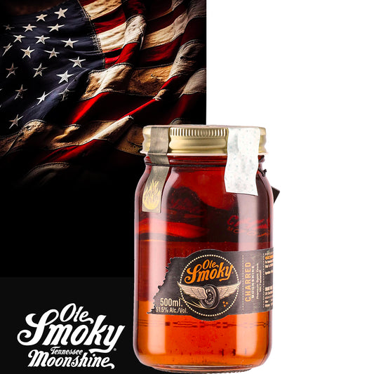 Ole Smoky Tennessee Moonshine Charred 500ml - Centro Internazionale del Barbecue