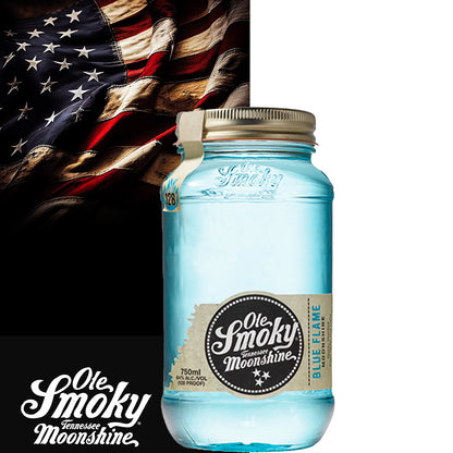Ole Smoky Tennessee Moonshine Fiamma Blu 700ml - Centro Internazionale del Barbecue