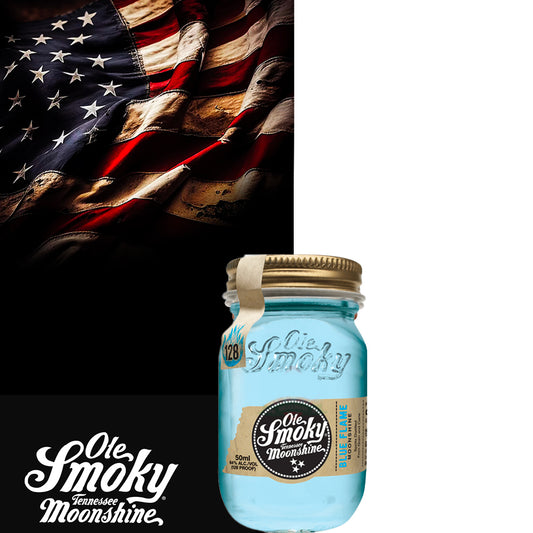 Ole Smoky Tennessee Moonshine Fiamma Blu 50ml - Centro Internazionale del Barbecue