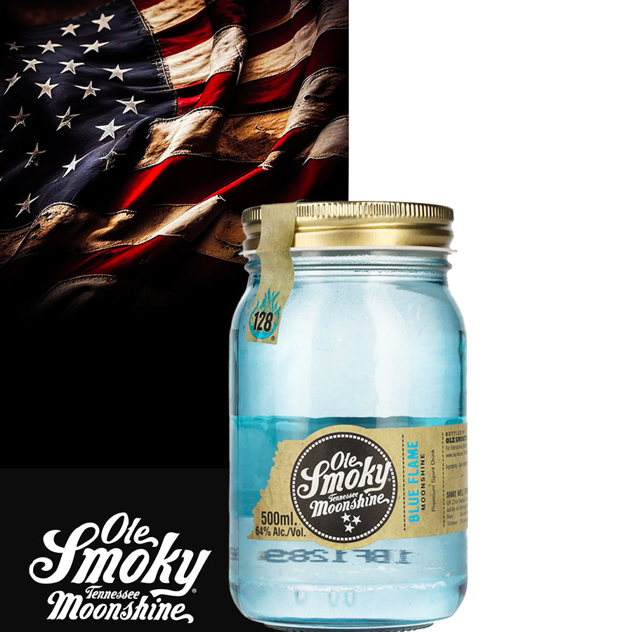 Ole Smoky Tennessee Moonshine Fiamma Blu 500ml - Centro Internazionale del Barbecue