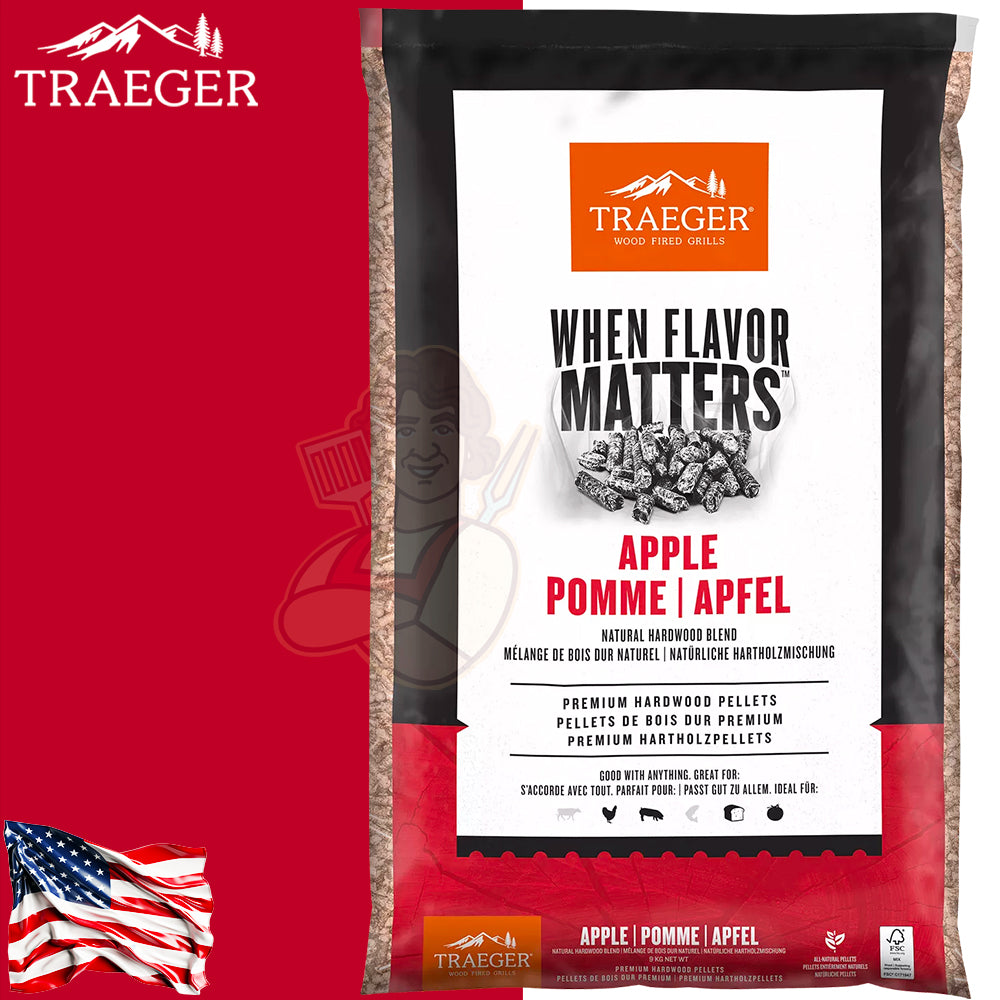 🔍  Traeger Pellet FSC Apple - Centro Internazionale del Barbecue