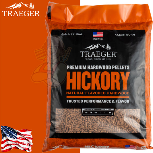 Traeger Pellet FSC Legno Hickory per Barbecue - Centro Internazionale del Barbecue