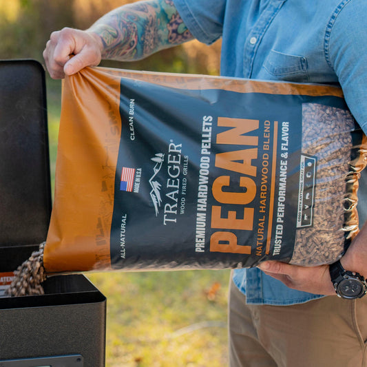 Traeger Pellet di Legno Pecan per Barbecue - Centro Internazionale del Barbecue
