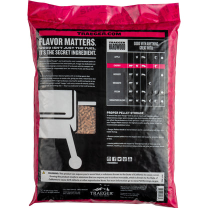 Traeger Pellet Legno FSC Cherry per Barbecue - Centro Internazionale del Barbecue