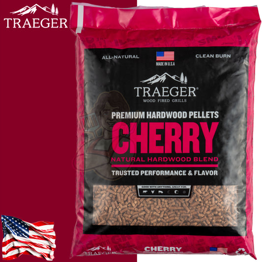 Traeger Pellet Legno FSC Cherry per Barbecue - Centro Internazionale del Barbecue