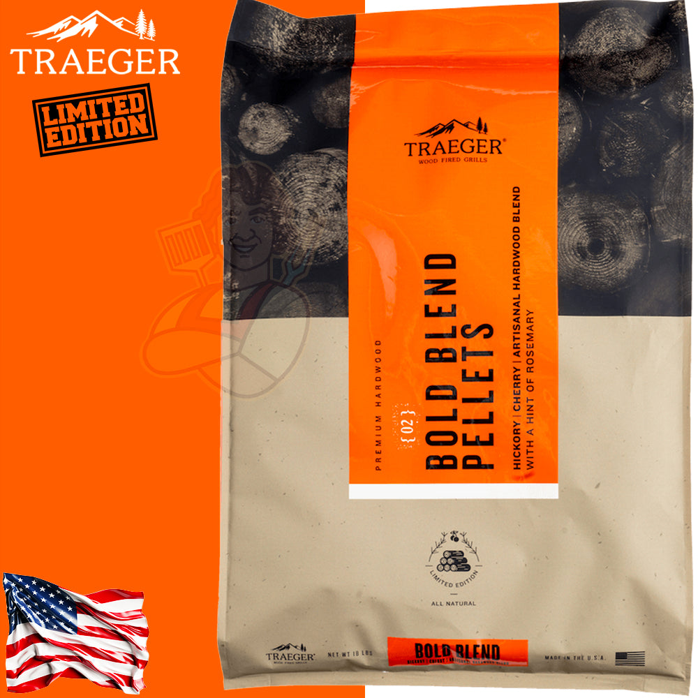 Traeger Pellet FSC Bold Blend 9 Kg Edizione Limitata - Centro Internazionale del Barbecue