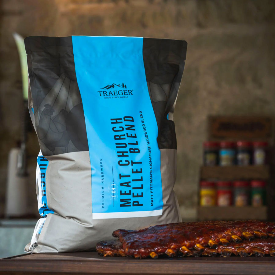 Traeger Pellet FSC Meat Church Blend 9 Kg Edizione Limitata - Centro Internazionale del Barbecue