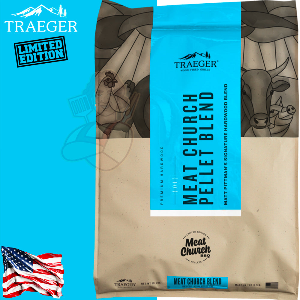 Traeger Pellet FSC Meat Church Blend 9 Kg Edizione Limitata - Centro Internazionale del Barbecue