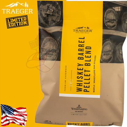 Traeger Pellet Whiskey Pellets 9 Kg per Barbecue - Centro Internazionale del Barbecue