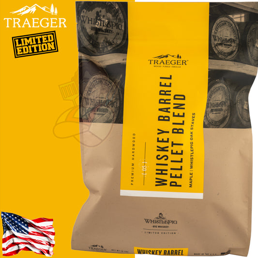 Traeger Pellet Whiskey Pellets 9 Kg per Barbecue - Centro Internazionale del Barbecue