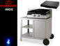 Planca a Gas Allure Duo 260 c/coperchio + Carrello Inox