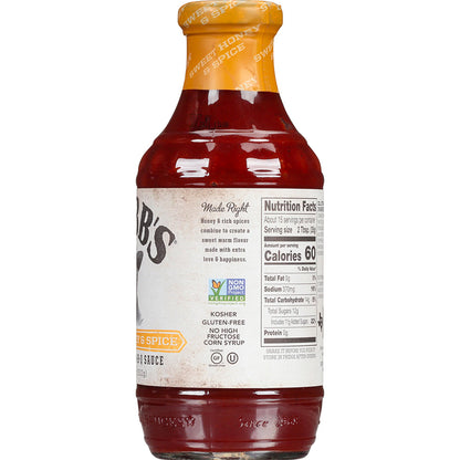 Stubb’s Bar-B-Q Salsa Barbecue Sweet Honey & Spice - Centro Internazionale del Barbecue