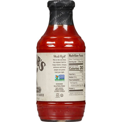 Stubb’s Bar-B-Q Salsa Barbecue Original - Centro Internazionale del Barbecue