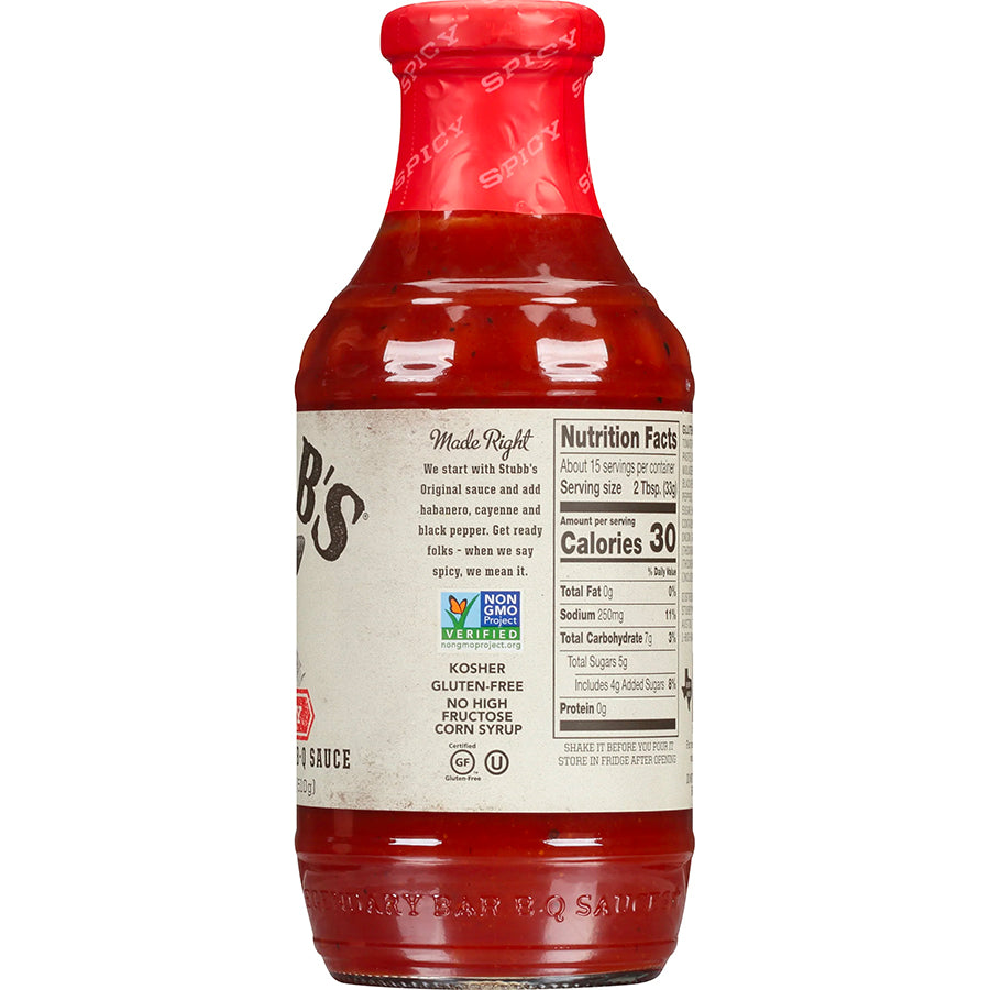 Stubb’s Bar-B-Q Salsa Barbecue Spicy - Centro Internazionale del Barbecue