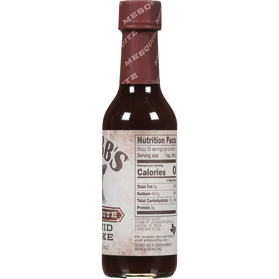 Stubb’s Bar-B-Q Liquid Smoke Mesquite - Centro Internazionale del Barbecue