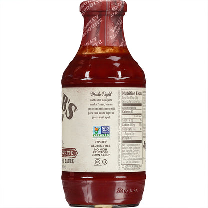 Stubb’s Bar-B-Q Salsa Barbecue Smokey Mesquite - Centro Internazionale del Barbecue