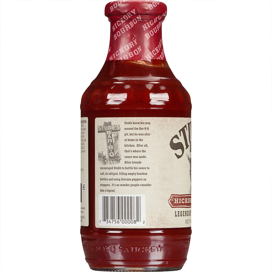 Stubb’s Bar-B-Q Salsa Barbecue Hickory Bourbon - Centro Internazionale del Barbecue