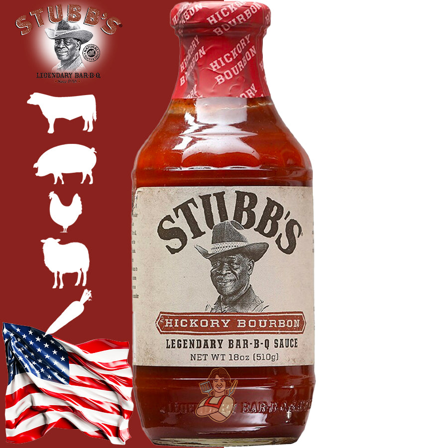 Stubb’s Bar-B-Q Salsa Barbecue Hickory Bourbon - Centro Internazionale del Barbecue
