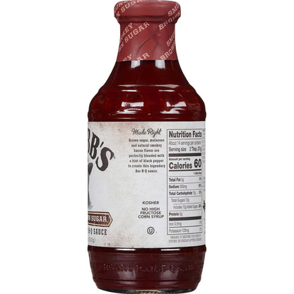 Stubb’s Bar-B-Q Salsa Barbecue Smokey Brown Sugar - Centro Internazionale del Barbecue